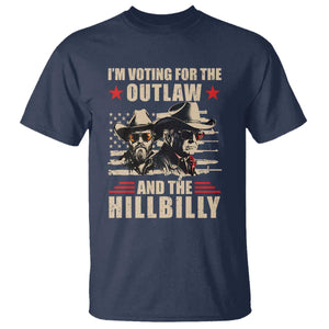 Trump Vance 2024 T Shirt Vintage Flag Outlaw Hillbilly '24 TS10 Navy Print Your Wear