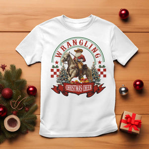 Western Christmas T Shirt Howdy Country Christmas Horse Xmas Cheer TS10 White Print Your Wear