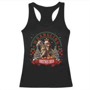 Western Christmas Racerback Tank Top Howdy Country Christmas Horse Xmas Cheer TS10 Black Print Your Wear