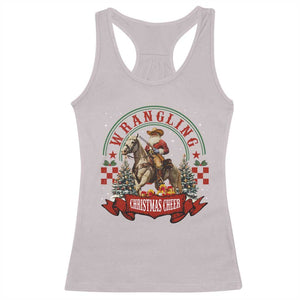 Western Christmas Racerback Tank Top Howdy Country Christmas Horse Xmas Cheer TS10 Ice Gray Print Your Wear