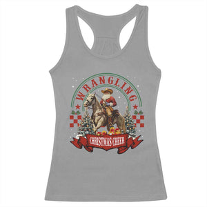Western Christmas Racerback Tank Top Howdy Country Christmas Horse Xmas Cheer TS10 Sport Gray Print Your Wear