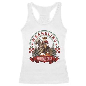Western Christmas Racerback Tank Top Howdy Country Christmas Horse Xmas Cheer TS10 White Print Your Wear