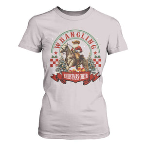 Western Christmas T Shirt For Women Howdy Country Christmas Horse Xmas Cheer TS10 Ice Gray Print Your Wear