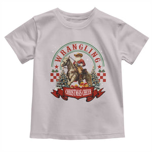 Western Christmas Toddler T Shirt Howdy Country Christmas Horse Xmas Cheer TS10 Ice Gray Print Your Wear