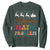 Math Teacher Christmas Sweatshirt Sleighing Math Problem Xmas Gift TS10 Dark Forest Green Print Your Wear