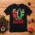 Funny Christmas T Shirt I'm Not An Elf Just Short Xmas TS10 Black Print Your Wear