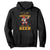 Funny Christmas Santa Claus Drinking Beer Wonderful Time Hoodie TS10 Black Print Your Wear
