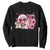 Christmas Couple Matching Sweatshirt Pink Mrs Claus Ho Ho Ho TS10 Black Print Your Wear