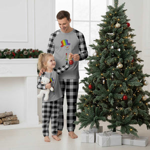 LGBTQ Christmas Plaid Pajama Set Rainbow Gay Pride Holiday Snowman TS10 White Plaid Print Your Wear