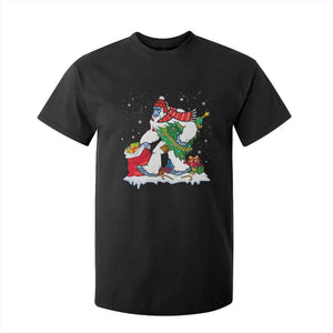 Funny Bigfoot Christmas T Shirt For Kid Believe Winter Yeti Santa Hat Sasquatch Loves Xmas Tree Lights TS10 Black Print Your Wear