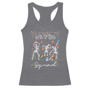Ortho Nurse Doctor Christmas Racerback Tank Top Skeletons Orthopedics Nurse Rn Crew TS10 Charcoal Print Your Wear