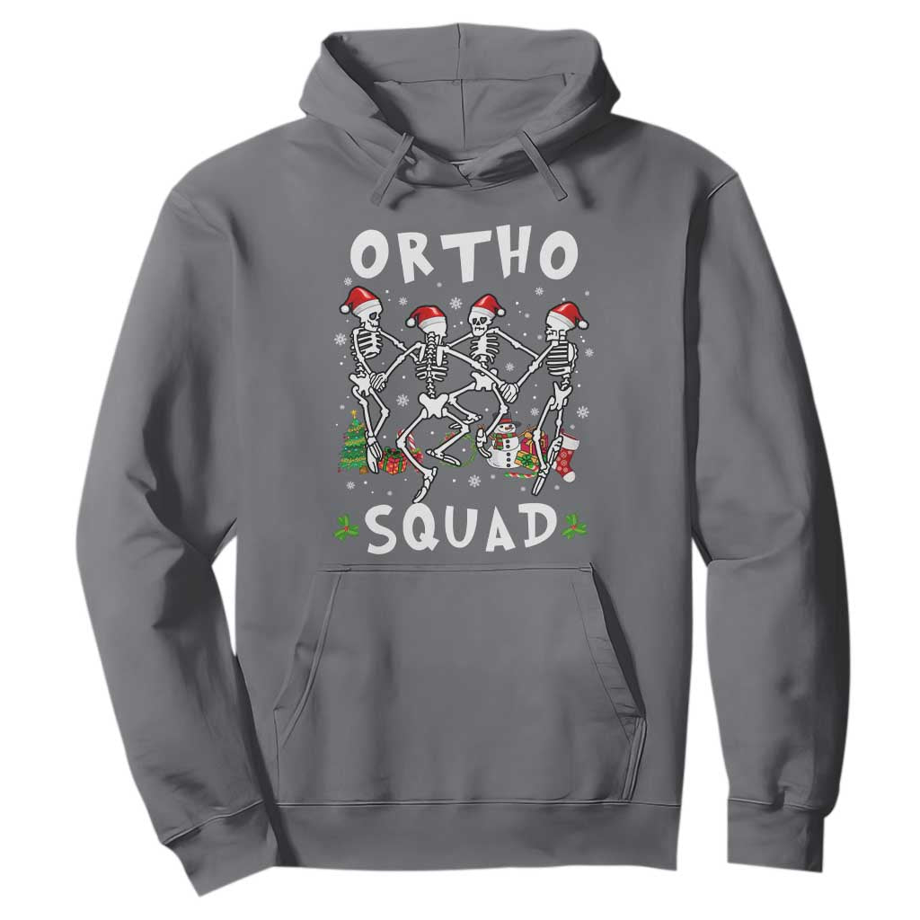 Funny Christmas Ortho Nurse Hoodie Xmas Dancing Skeleton Orthopedics PICU Icu Nurse Rn Crew TS10 Charcoal Print Your Wear
