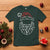 Santa Claus Christmas T Shirt Xmas Gift TS10 Dark Forest Green Print Your Wear