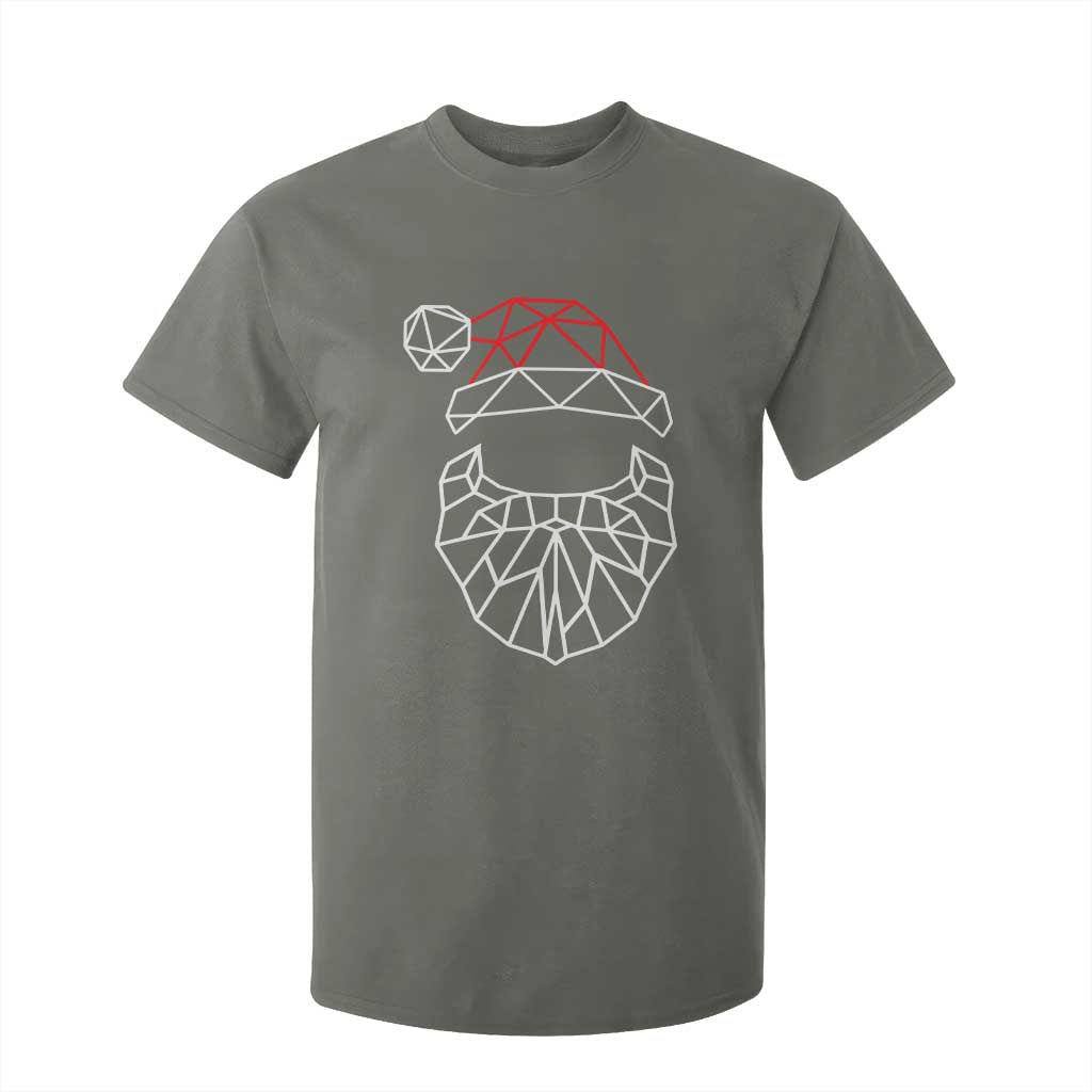 Santa Claus Christmas T Shirt For Kid Xmas Gift TS10 Military Green Print Your Wear
