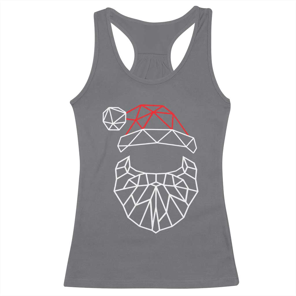Santa Claus Christmas Racerback Tank Top Xmas Gift TS10 Charcoal Print Your Wear