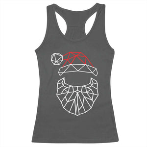 Santa Claus Christmas Racerback Tank Top Xmas Gift TS10 Dark Heather Print Your Wear