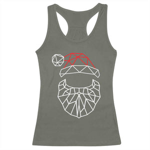 Santa Claus Christmas Racerback Tank Top Xmas Gift TS10 Military Green Print Your Wear