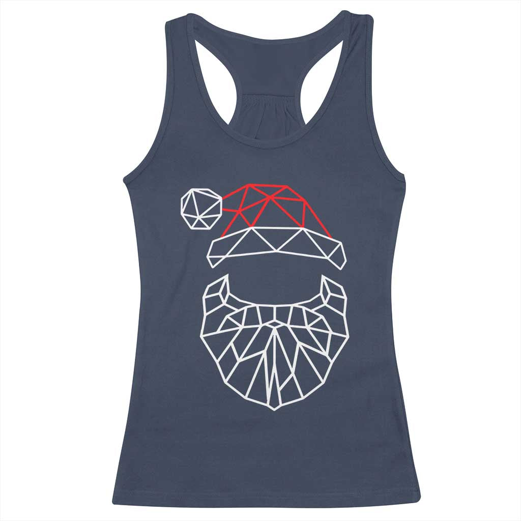 Santa Claus Christmas Racerback Tank Top Xmas Gift TS10 Navy Print Your Wear