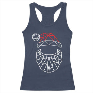Santa Claus Christmas Racerback Tank Top Xmas Gift TS10 Navy Print Your Wear