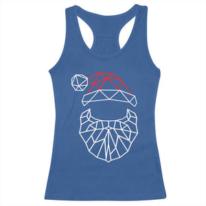 Santa Claus Christmas Racerback Tank Top Xmas Gift TS10 Royal Blue Print Your Wear