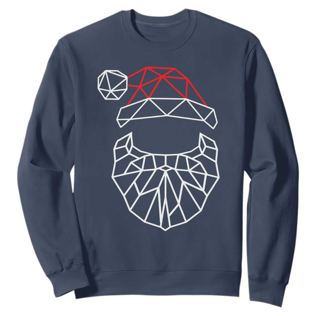 Santa Claus Christmas Sweatshirt Xmas Gift TS10 Navy Print Your Wear