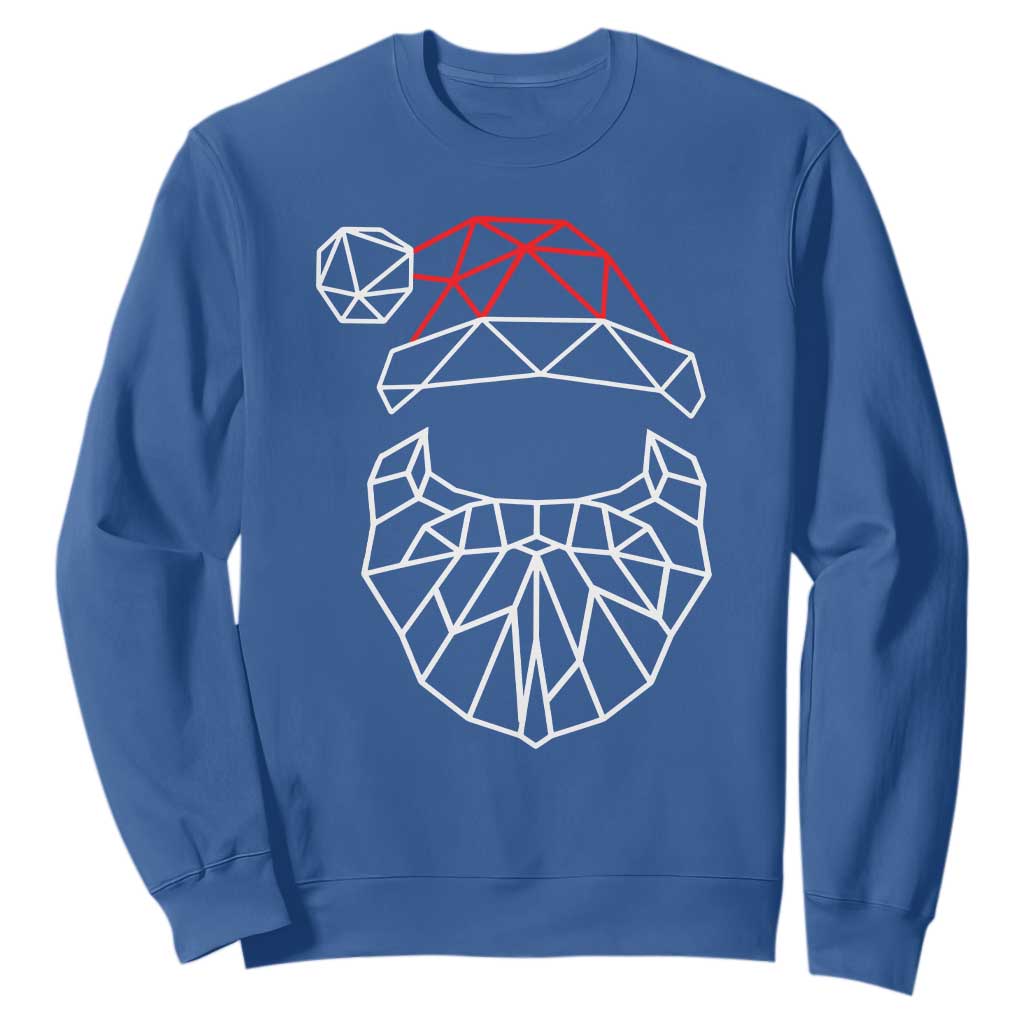 Santa Claus Christmas Sweatshirt Xmas Gift TS10 Royal Blue Print Your Wear