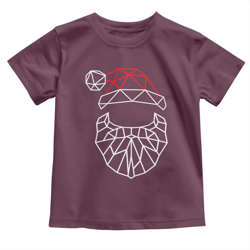 Santa Claus Christmas Toddler T Shirt Xmas Gift TS10 Maroon Print Your Wear