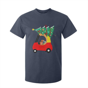 Christmas Kids T Shirt For Kid Red Car Tree Cute Xmas Toddler Boys TS10 Navy Print Your Wear