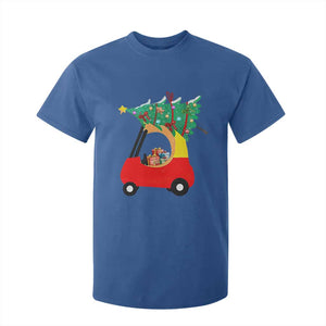 Christmas Kids T Shirt For Kid Red Car Tree Cute Xmas Toddler Boys TS10 Royal Blue Print Your Wear