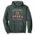 Christian Christmas Hoodie Merry Xmas Jesus The Reason Coquette Bow TS10 Dark Forest Green Print Your Wear