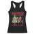 Western Christmas Racerback Tank Top Vintage 90s Cowboy Santa Claus Xmas Tree TS10 Black Print Your Wear