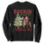 Western Christmas Sweatshirt Vintage 90s Cowboy Santa Claus Xmas Tree TS10 Black Print Your Wear