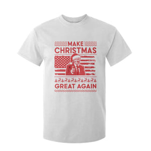 Christmas Trump T Shirt For Kid Funny Xmas Santa Trump Make Christmas Great Again Ugly Sweater TS10 White Print Your Wear
