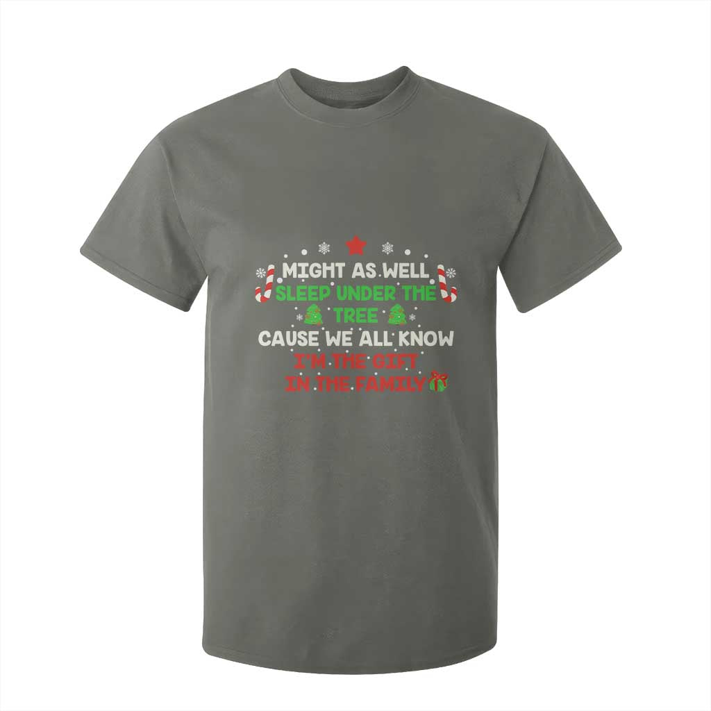 Funny Christmas Family T Shirt For Kid Kids Teens Christmas Pajamas Boys Girls Xmas Gift TS10 Military Green Print Your Wear