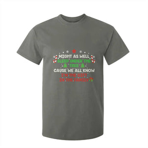 Funny Christmas Family T Shirt For Kid Kids Teens Christmas Pajamas Boys Girls Xmas Gift TS10 Military Green Print Your Wear