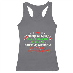 Funny Christmas Family Racerback Tank Top Kids Teens Christmas Pajamas Boys Girls Xmas Gift TS10 Charcoal Print Your Wear