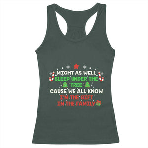 Funny Christmas Family Racerback Tank Top Kids Teens Christmas Pajamas Boys Girls Xmas Gift TS10 Dark Forest Green Print Your Wear