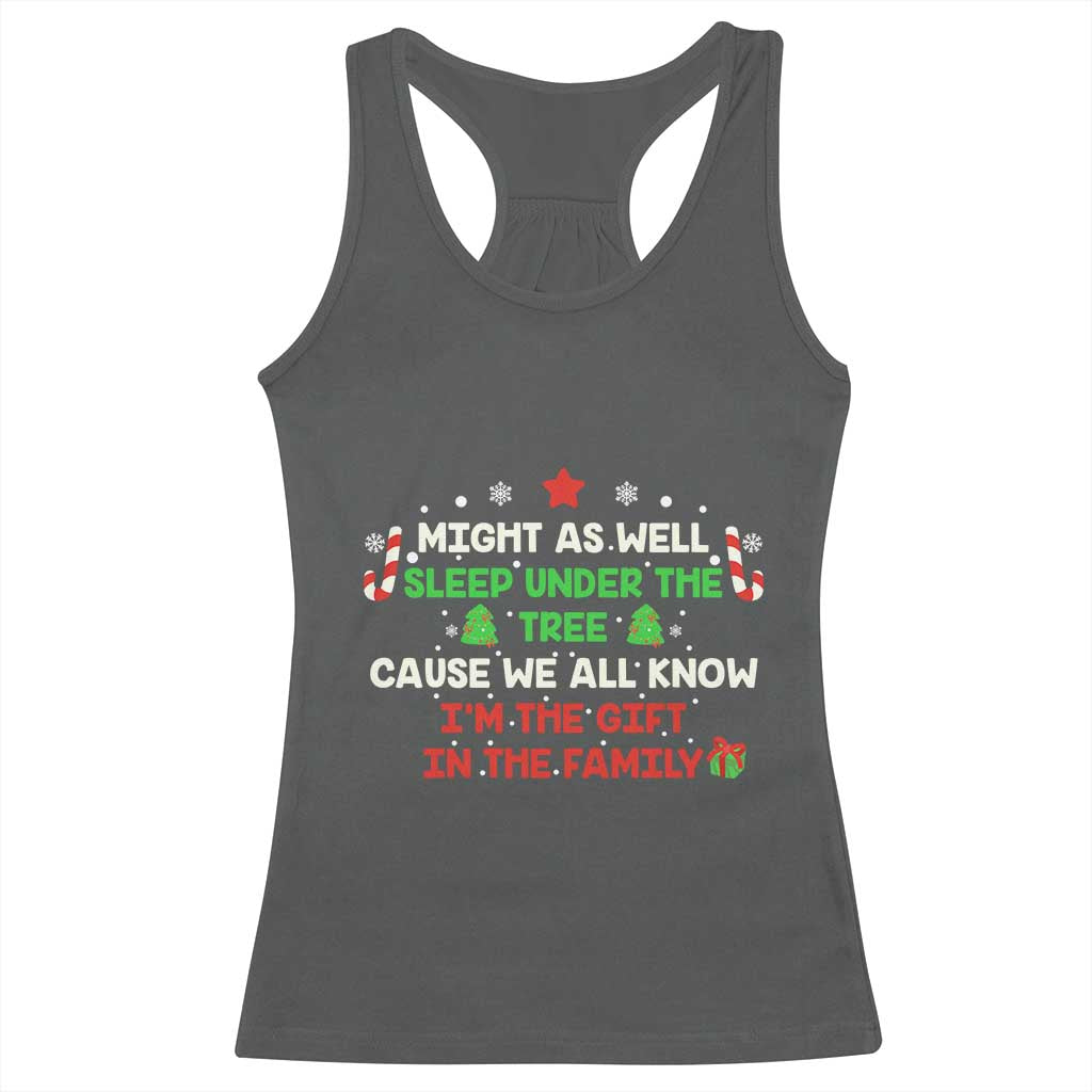 Funny Christmas Family Racerback Tank Top Kids Teens Christmas Pajamas Boys Girls Xmas Gift TS10 Dark Heather Print Your Wear