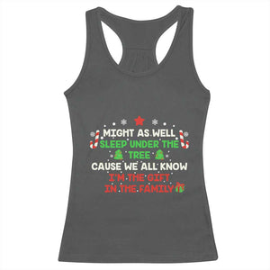 Funny Christmas Family Racerback Tank Top Kids Teens Christmas Pajamas Boys Girls Xmas Gift TS10 Dark Heather Print Your Wear