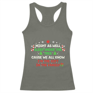 Funny Christmas Family Racerback Tank Top Kids Teens Christmas Pajamas Boys Girls Xmas Gift TS10 Military Green Print Your Wear