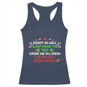 Funny Christmas Family Racerback Tank Top Kids Teens Christmas Pajamas Boys Girls Xmas Gift TS10 Navy Print Your Wear