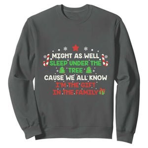 Funny Christmas Family Sweatshirt Kids Teens Christmas Pajamas Boys Girls Xmas Gift TS10 Dark Heather Print Your Wear