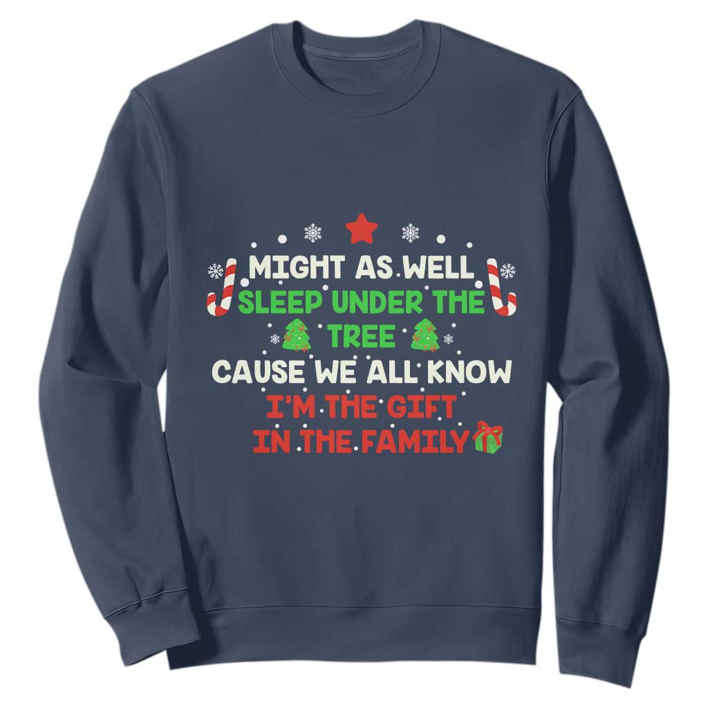 Funny Christmas Family Sweatshirt Kids Teens Christmas Pajamas Boys Girls Xmas Gift TS10 Navy Print Your Wear