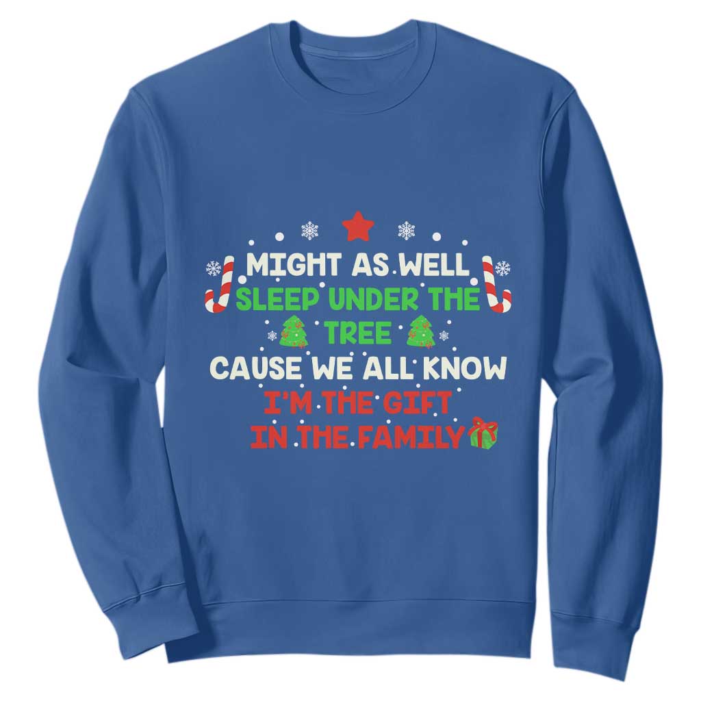 Funny Christmas Family Sweatshirt Kids Teens Christmas Pajamas Boys Girls Xmas Gift TS10 Royal Blue Print Your Wear