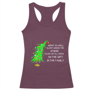 Funny Christmas Family Racerback Tank Top Kids Teens Christmas Pajamas Girls Boys Xmas Gift TS10 Maroon Print Your Wear