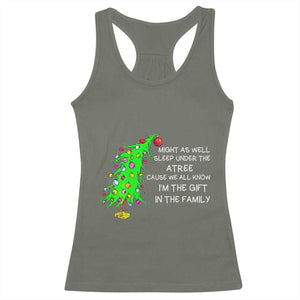 Funny Christmas Family Racerback Tank Top Kids Teens Christmas Pajamas Girls Boys Xmas Gift TS10 Military Green Print Your Wear