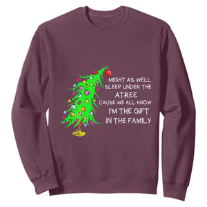 Funny Christmas Family Sweatshirt Kids Teens Christmas Pajamas Girls Boys Xmas Gift TS10 Maroon Print Your Wear