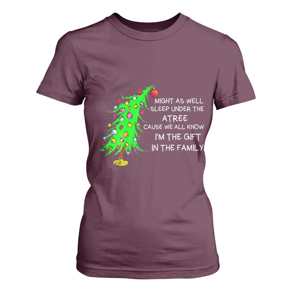 Funny Christmas Family T Shirt For Women Kids Teens Christmas Pajamas Girls Boys Xmas Gift TS10 Maroon Print Your Wear