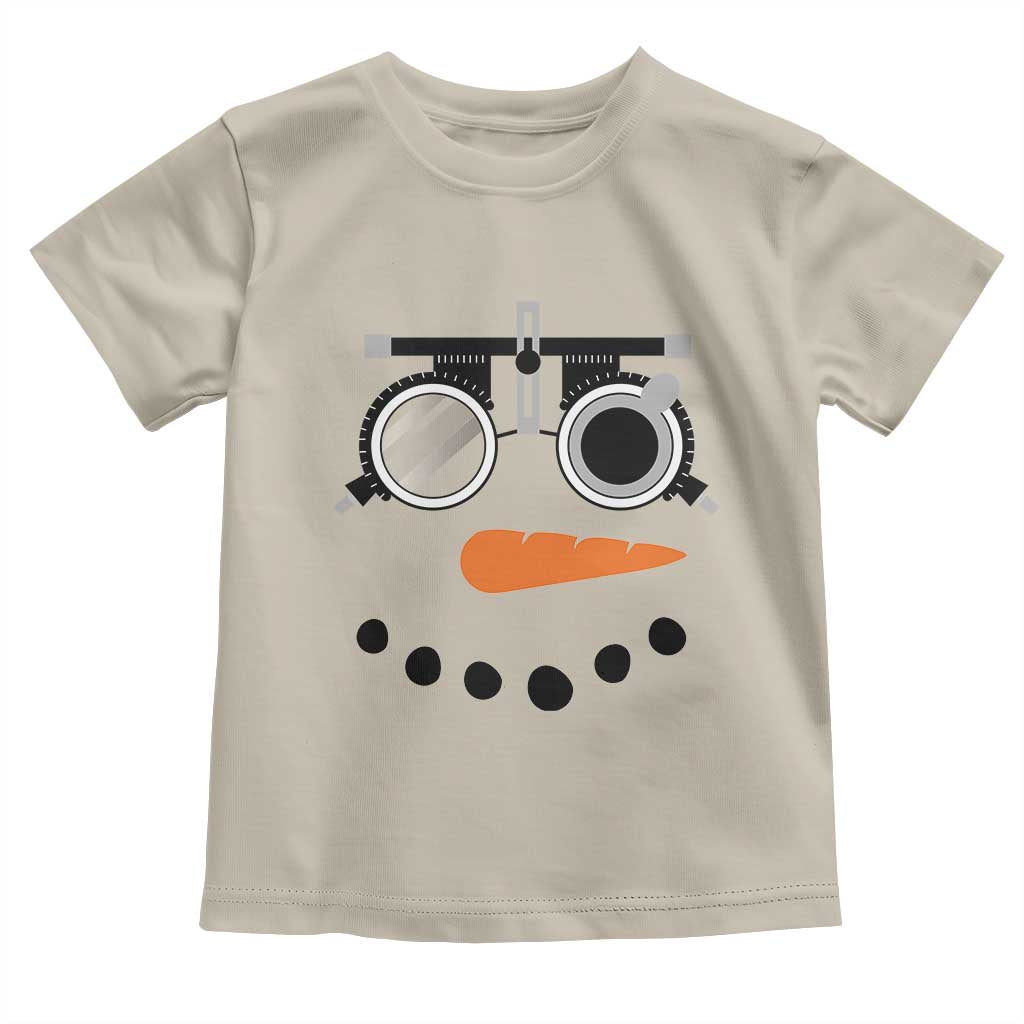 Christmas Optometry Toddler T Shirt Funny Snowman Optometrist Eye Doctor Ophthalmologist TS10 Sand Print Your Wear