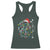 Christmas Cardiac Nurse Racerback Tank Top Anatomical Xmas Heart Anatomy TS10 Dark Forest Green Print Your Wear